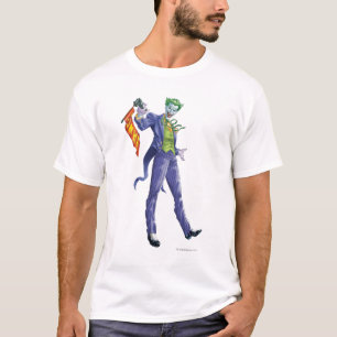 Joker staat voor pistool t-shirt