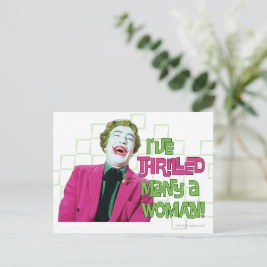 Joker - Thrill Briefkaart (Staand voorkant)