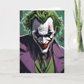Joker verjaardagskaart kaart (Voorkant)