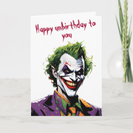 Joker verjaardagskaart kaart