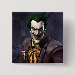 Joker Vierkante Button 5,1 Cm
