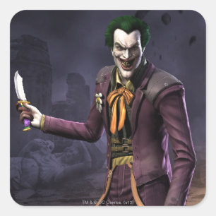 Joker Vierkante Sticker