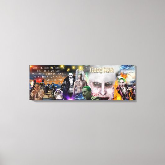 joker wild canvas afdruk (Voorkant)