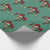 Joker Zombie Skull Cadeaupapier (Hoek)
