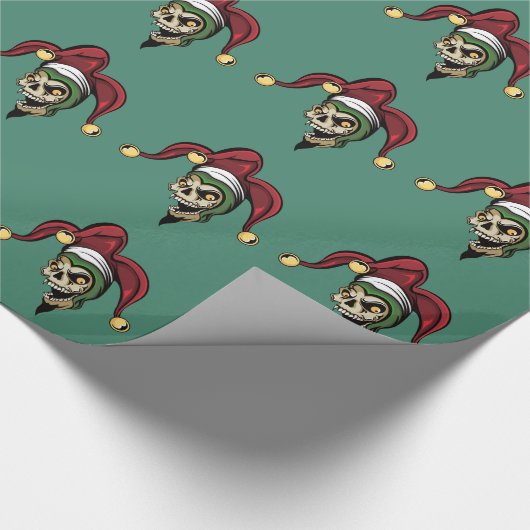 Joker Zombie Skull Cadeaupapier (Hoek)