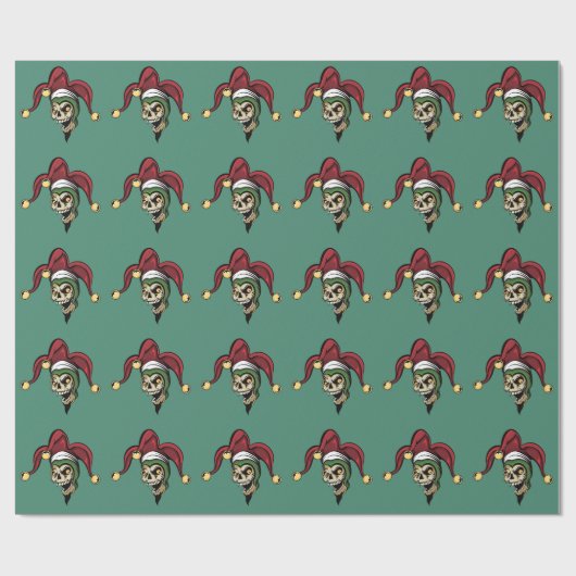 Joker Zombie Skull Cadeaupapier (Vlak)
