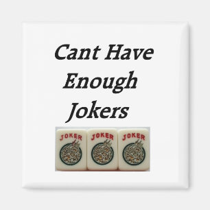 JOKERS IN MAH-JONGG MAGNEET