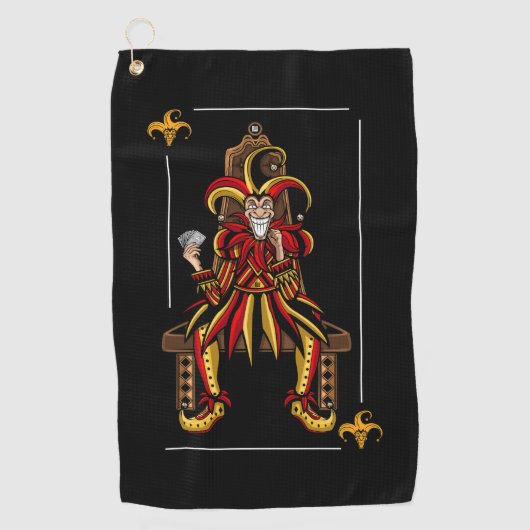Jokers Wild Golfhanddoek (Voorkant)