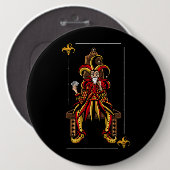 Jokers Wild Ronde Button 6,0 Cm (Voorkant /achterkant)