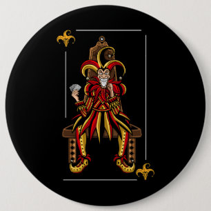 Jokers Wild Ronde Button 6,0 Cm