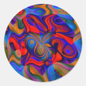 Jokers Wild Ronde Sticker (Voorkant)