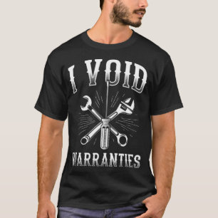 Jokes Handyman Design Quote I Void dinosaur piraat T-shirt