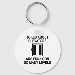 Jokes over liften sleutelhanger