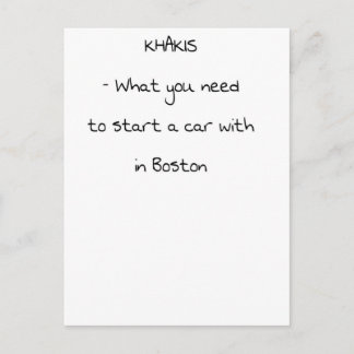 Jokes uit Boston Briefkaart