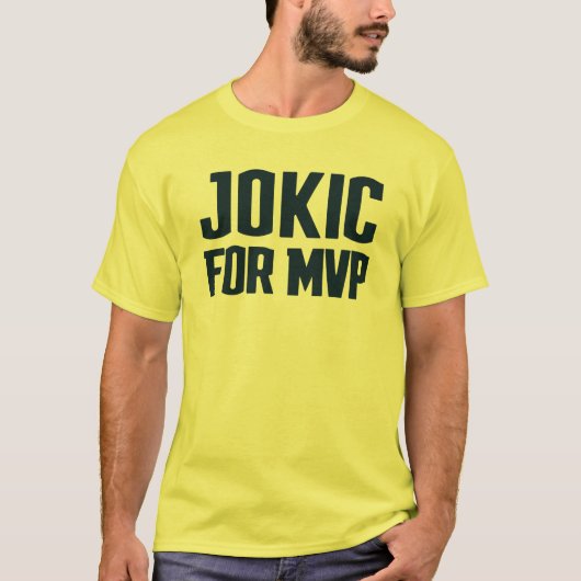 Jokic for MVP - Denver Basketball T-shirt (Voorkant)