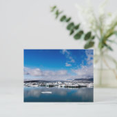 Jökulsárlón #5 briefkaart (Staand voorkant)