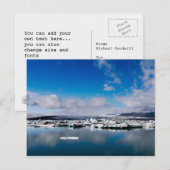 Jökulsárlón #5 briefkaart (Voorkant / Achterkant)
