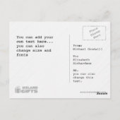 Jökulsárlón #5 briefkaart (Achterkant)