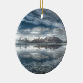 Jokulsarlon glacial lagune, IJsland Keramisch Ornament (Rechts)