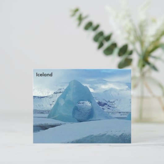 Jökulsárlón Glacier Lagoon, IJsland Briefkaart (Staand voorkant)