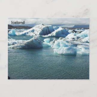 Jökulsárlón Glacier Lagoon, Zuidoost-IJsland Briefkaart