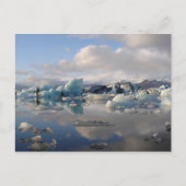 Jokulsarlon-gletsjermeer in IJsland briefkaart (Voorkant)