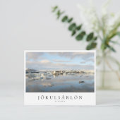 Jokulsarlon-gletsjermeer in IJsland Briefkaart (Staand voorkant)