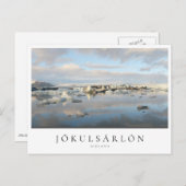Jokulsarlon-gletsjermeer in IJsland Briefkaart (Voorkant / Achterkant)