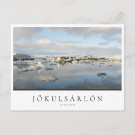 Jokulsarlon-gletsjermeer in IJsland Briefkaart