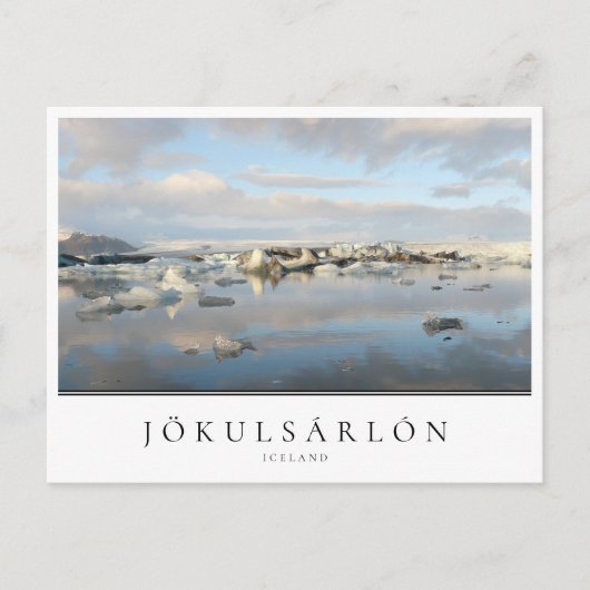 Jokulsarlon-gletsjermeer in IJsland Briefkaart (Voorkant)