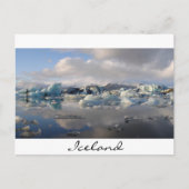 Jokulsarlon-gletsjermeer in IJsland Briefkaart (Voorkant)