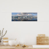 Jokulsarlon-gletsjermeer in IJsland poster (Keuken)