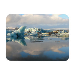 Jokulsarlon iceberg-meer rechthoekige magneet