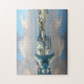 Jokulsarlon iceberg-meerreflectiepuzzel legpuzzel (Verticaal)