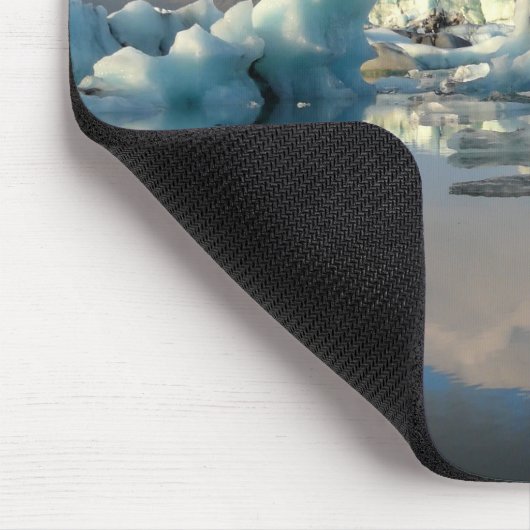 Jokulsarlon iceberg-spiegelmousepad muismat (Hoek)