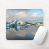 Jokulsarlon iceberg-spiegelmousepad muismat (Met muis)