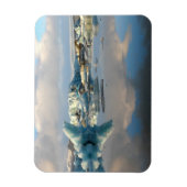 Jokulsarlon ijsberg meer rechthoekige magneet (Verticaal)