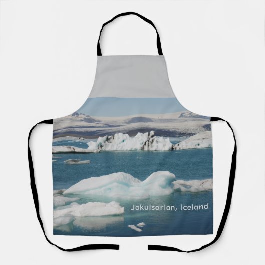 Jokulsarlon IJsland Apron Schort (Voorkant)