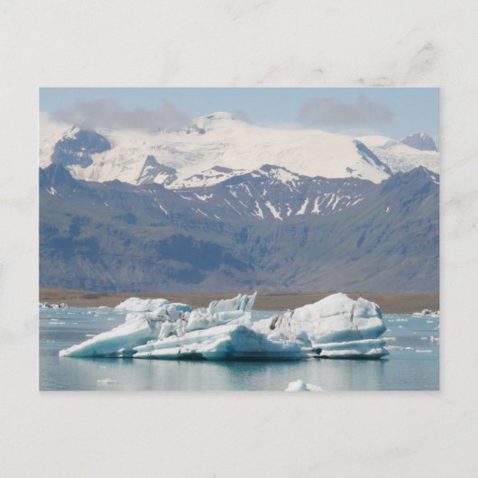 Jokulsarlon IJsland Briefkaart (Voorkant)