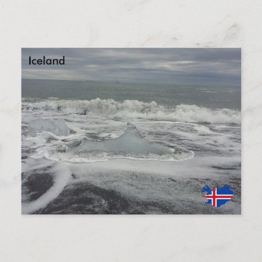 Jökulsárlón, IJsland Briefkaart (Voorkant)