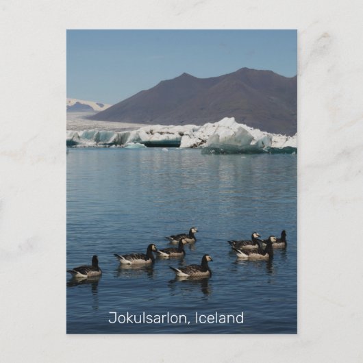 Jokulsarlon IJsland Briefkaart (Voorkant)