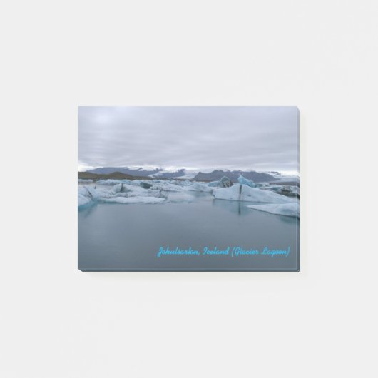 Jokulsarlon, IJsland - Glacier Lagoon schrijft Post-it® Notes (Voorkant)