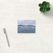 Jokulsarlon, IJsland - Glacier Lagoon schrijft Post-it® Notes (Kantoor)
