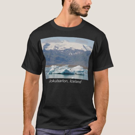 Jokulsarlon IJsland T-shirt (Voorkant)