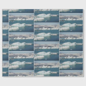 Jokulsarlon IJsland — Verpakkingspapier Cadeaupapier (Vlak)