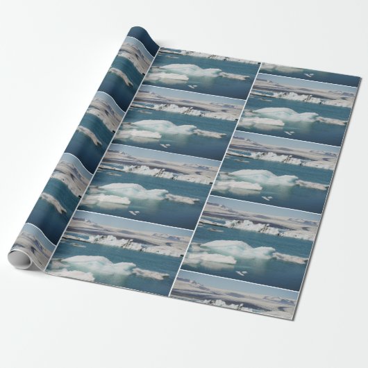 Jokulsarlon IJsland — Verpakkingspapier Cadeaupapier (Uitgerold)