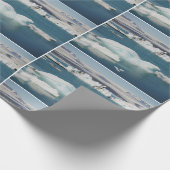 Jokulsarlon IJsland — Verpakkingspapier Cadeaupapier (Hoek)