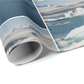 Jokulsarlon IJsland — Verpakkingspapier Cadeaupapier (Rol Hoek)