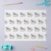 Jol Holiday IJslandse paarden Tissuepapier (Craft)