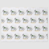 Jol Holiday IJslandse paarden Tissuepapier (Voorkant)